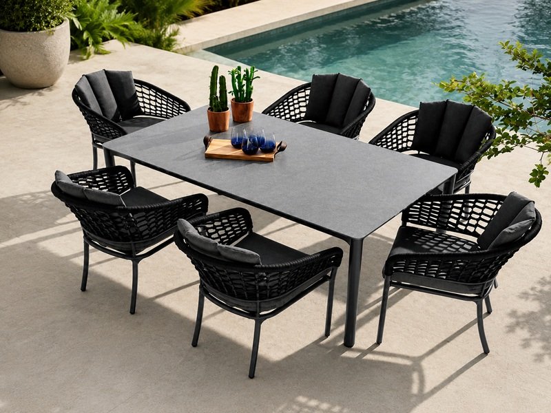 Aluminium Dining Set Thumb