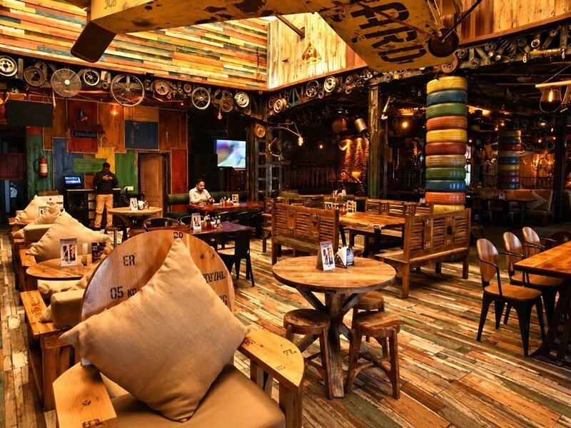 Junkyard Restaurant Furniture Project, Delhi