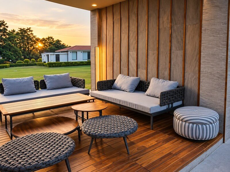 Natruroville Resort – Outdoor Furniture Project, Dehradun