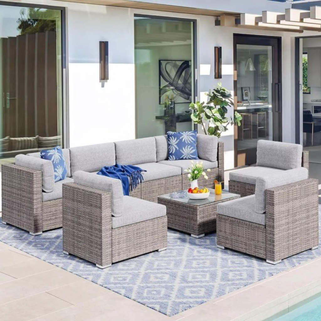 Patio Sofa Set