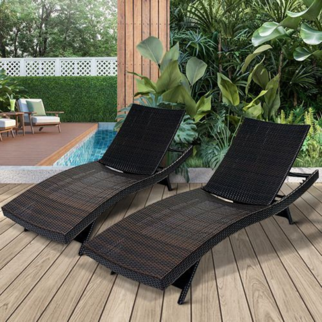 Rattan Lounger