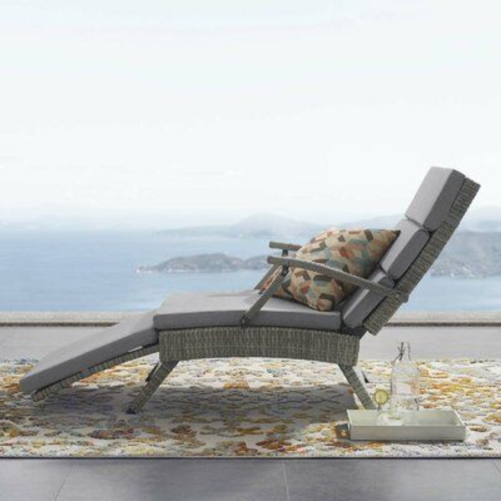 Rattan Lounger