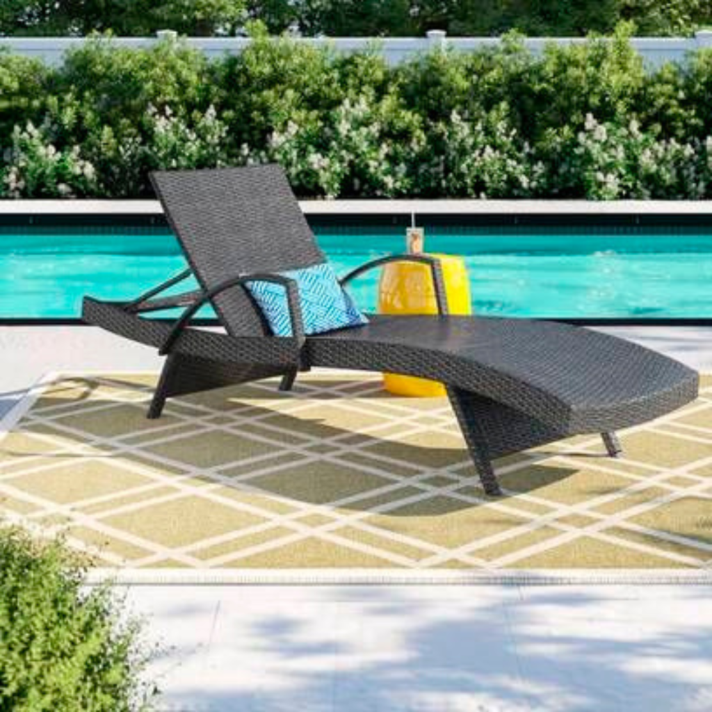 Rattan Lounger